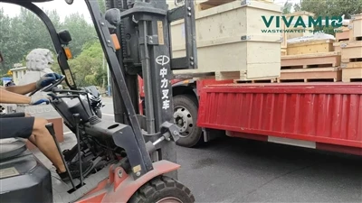 📦 Aktualizace dopravy|Ponorný mixér VIVAMIX 7,5 kW dodaný do USA